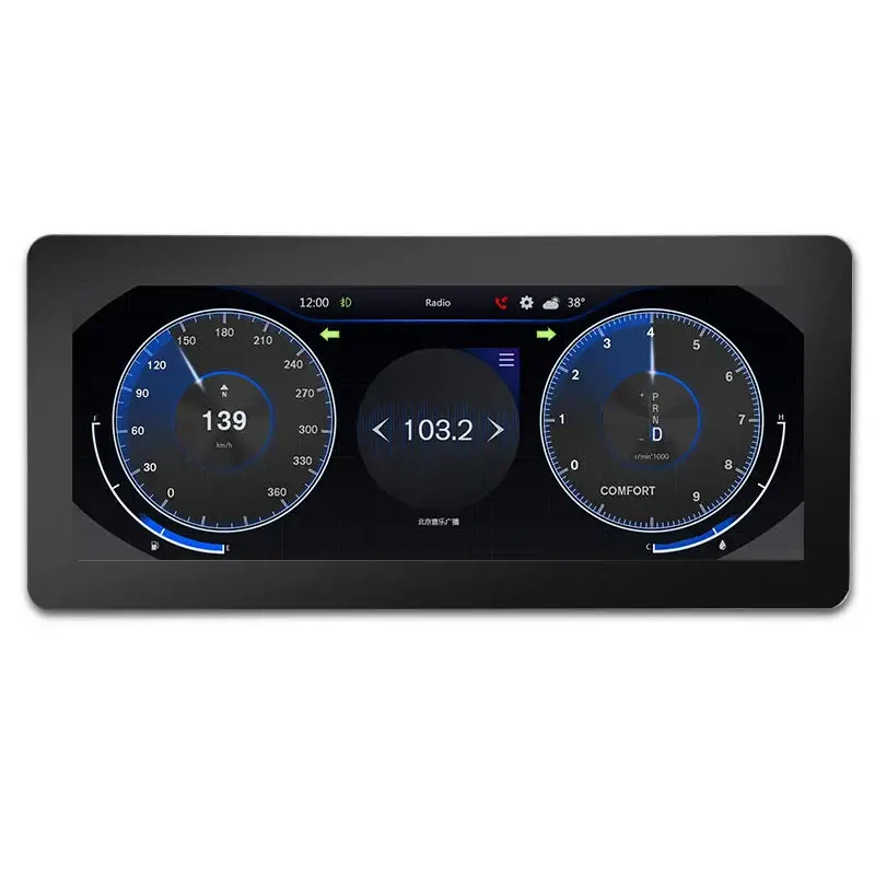 IPS スクリーン 12.3 インチ Tft LCD 1920x720 Lvds Lcd ディスプレイ モジュール パネル